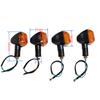 Universal Motorcycle Signal Turning Light for Haojue Suzuki Qjmotor GT125 EN125 HJ150 HJ125 Indicator Flasher Yellow Winker