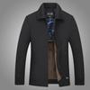Men's Winter Warm Thickened Casual Jacket Stand-up Collar Warm Office Jacket