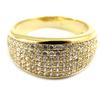 White 'Sissi' Gold Plated Ring
