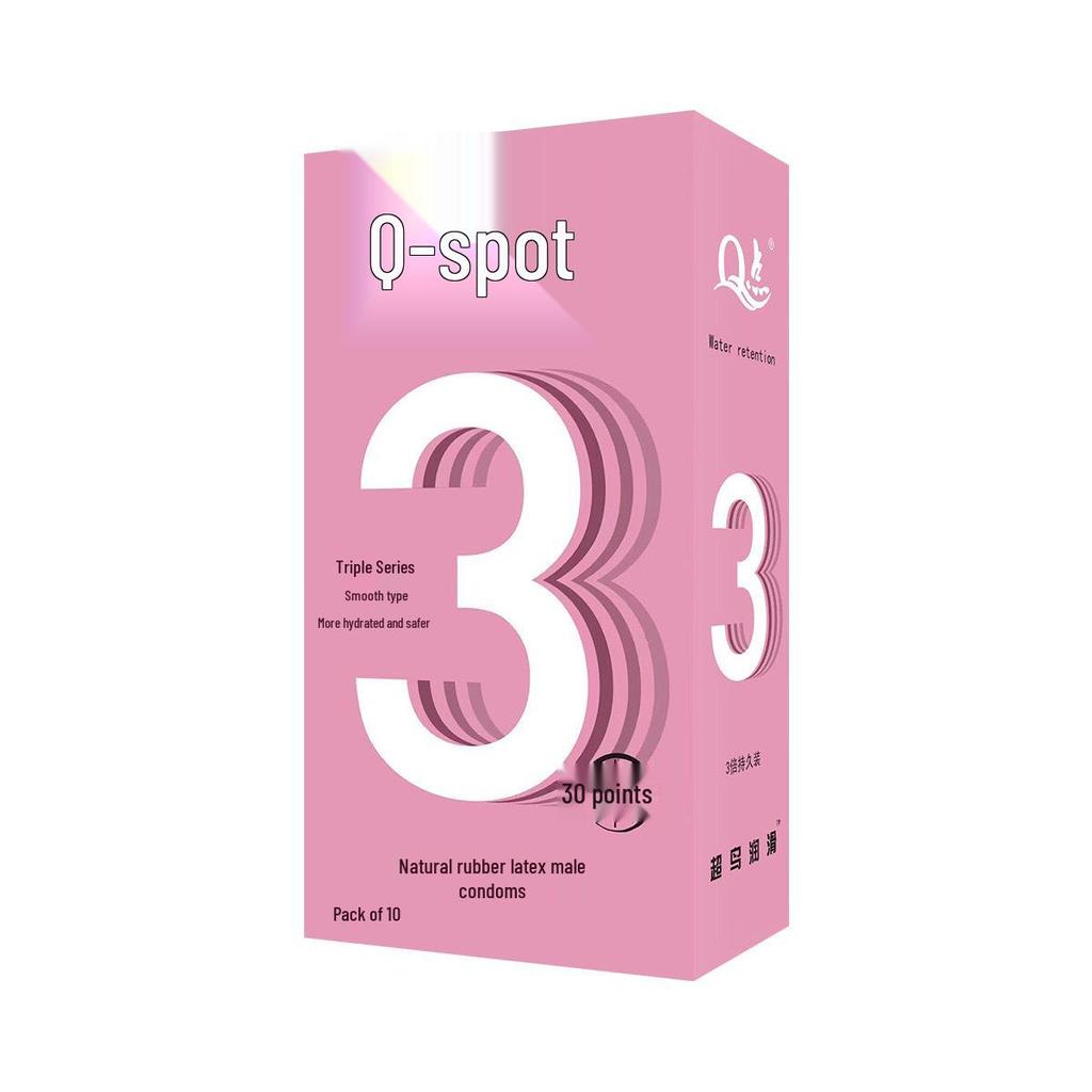 Q-point Ультратонкие, Долгоиграющие, Гладкие и Точечные Презервативы 001