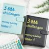 Папка для челленджа сбережений A5 из ПУ, блокнот для сбережений, листы для челленджа сбережений, для влюбленных