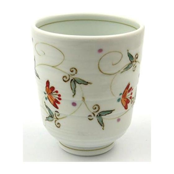 Hasami ware, Issei pottery, chintz arabesque teacup, small