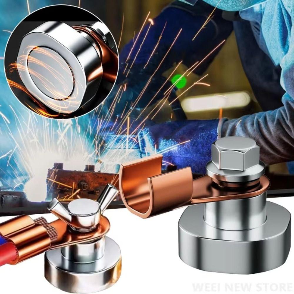 Медные электроды Сварочные зажимы Мощный магнетизм Сварочная поддержка Сварочный заземляющий магнит Сварщик