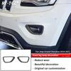 Декоративные накладки на противотуманные фары для Jeep Grand Cherokee 2014-2016, карбон