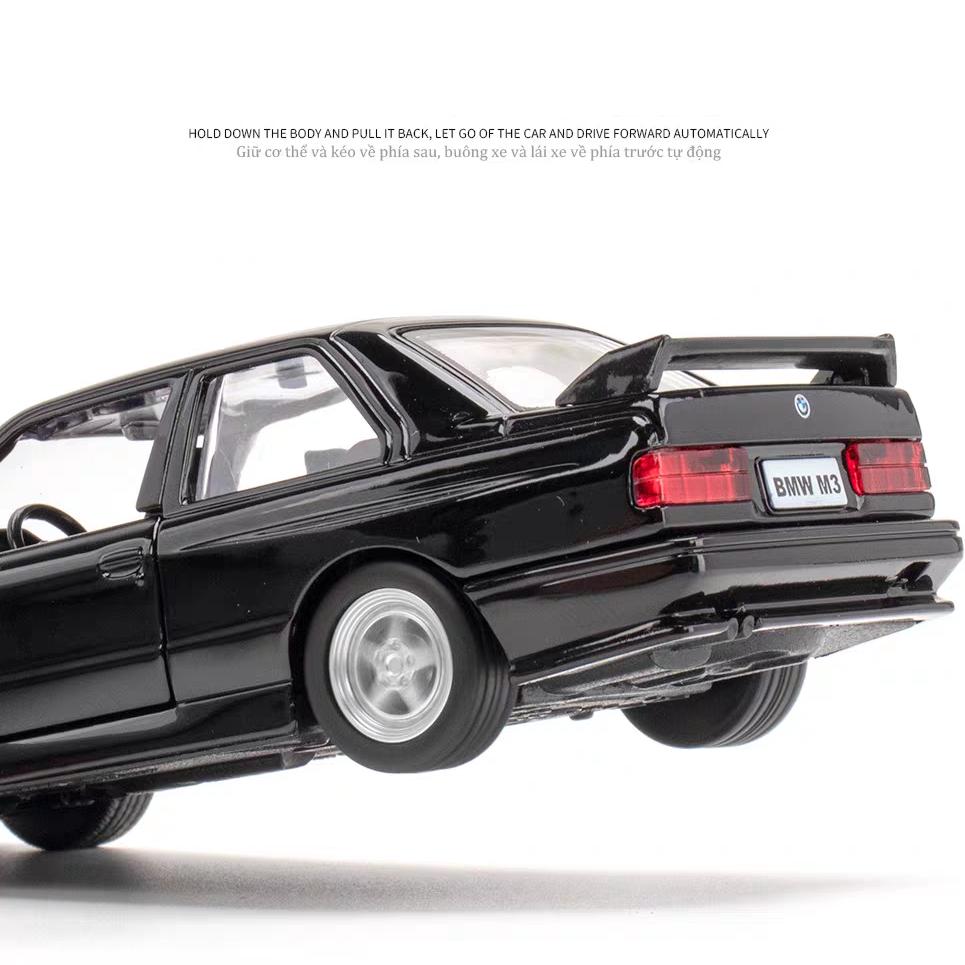 Ретро Классика BMW 1987 M3 Купе 5-дюймовая Металлическая Модель Автомобиля Литье под Давлением и Игрушечный Транспорт RMZ City 1:36 моделей из сплава, подарки для детей