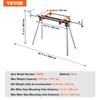 Miter Saw Stand 300lbs Load Capacity Steel Collapsible Stand for Miter Saw