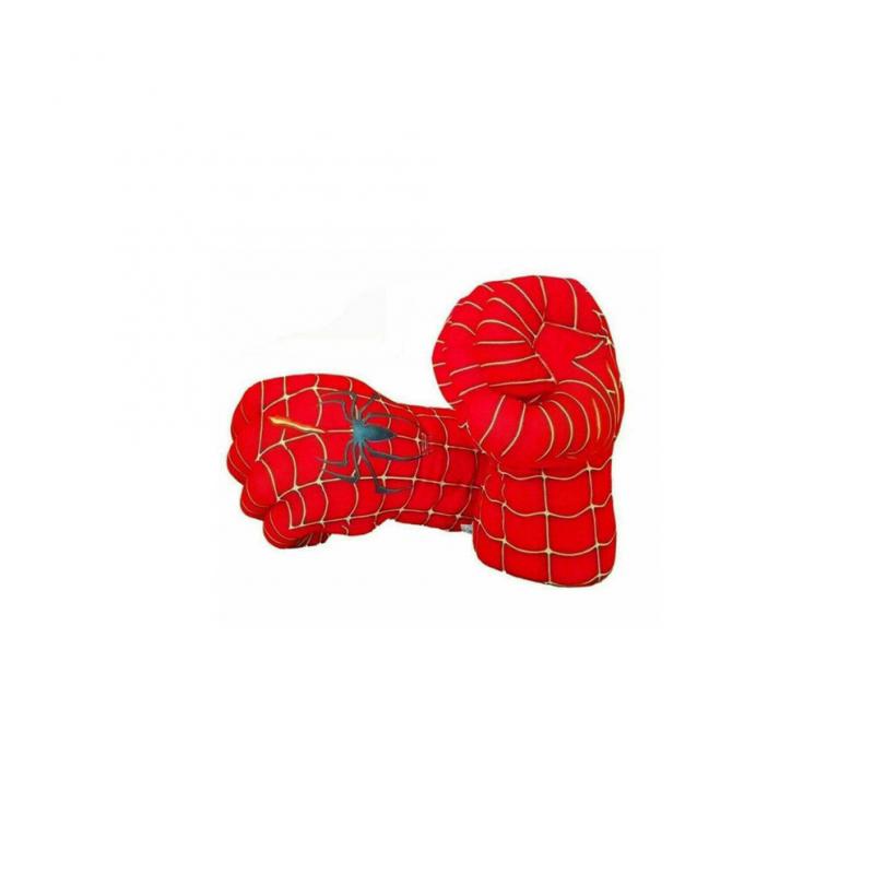 (Only Gloves-Spiderman) Kids Hulk Gloves Smash Hands Mask Spider Man Punching Boxing Fists Toys