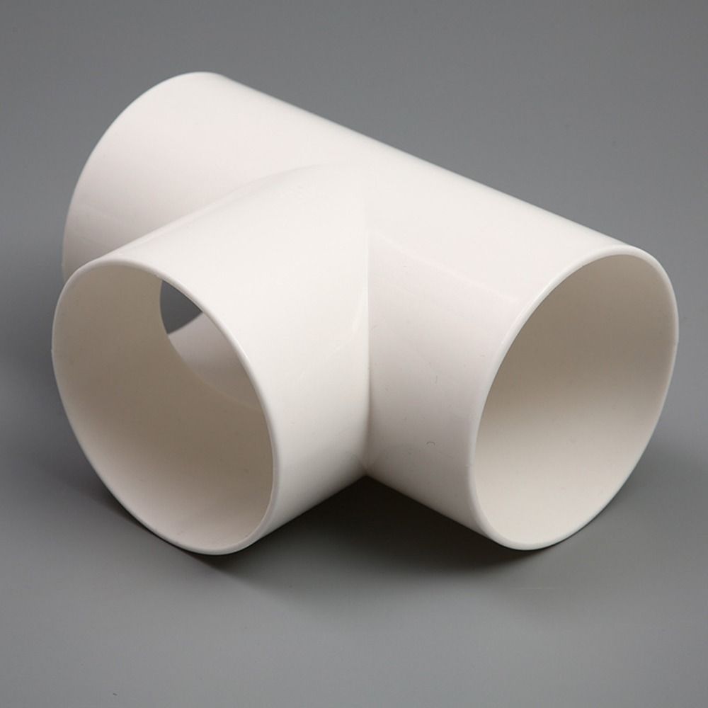 PVC Quick Ventilation Tube Joint T/Y Shape Extractor Fan Ventilation Duct Coupler Air Ventilation