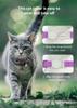 AirTag Cat Collar, Reflective Kitten Collar Detached Cat Collar, GPS Cat Collar with AirTag Bracket and Bell, Lightweight Tracking Cat Collar