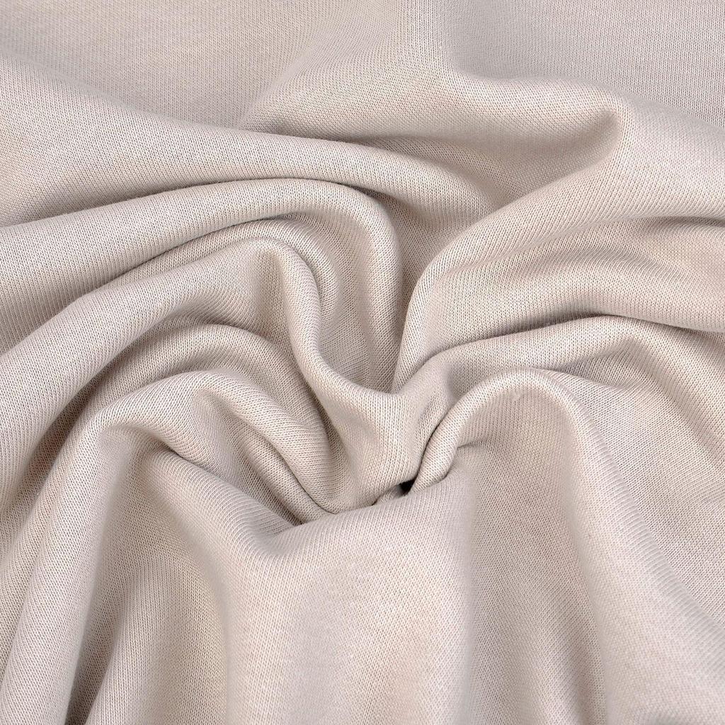 Утолщенная махровая ткань из чистого хлопка для свитера на осень/зиму (380г) - Сочетает в себе модный гребенной хлопок и трикотажный дизайн.