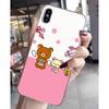 Чехол YNDFCNB Rilakkuma для iPhone 11 12 13 mini pro XS MAX 8 7 6 6S Plus X 5S SE 2020 XR