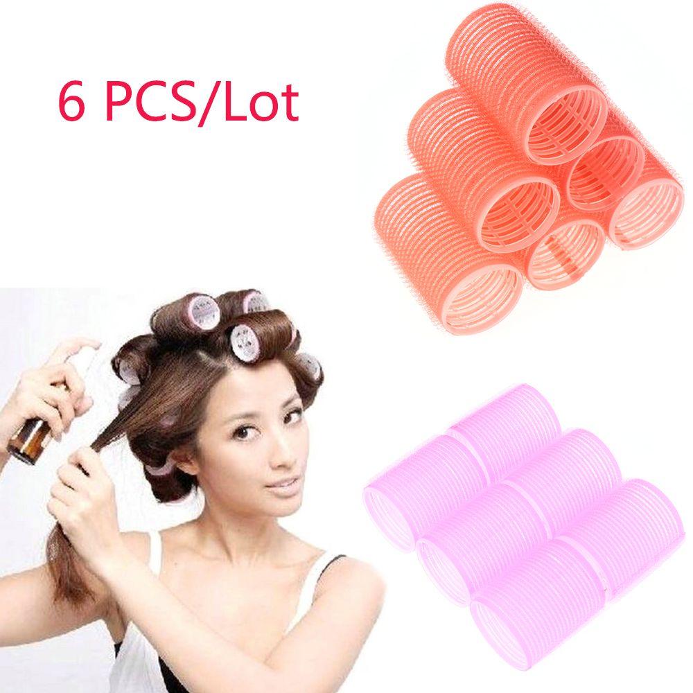 Pcs Random Color Hot Sale Full Size Professional Hairdressing Curlers Self Grip Hair Rollers Salon