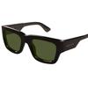 Gucci Fashion Foldable Rectangular Sunglasses Men sunglasses Black GG1668S004