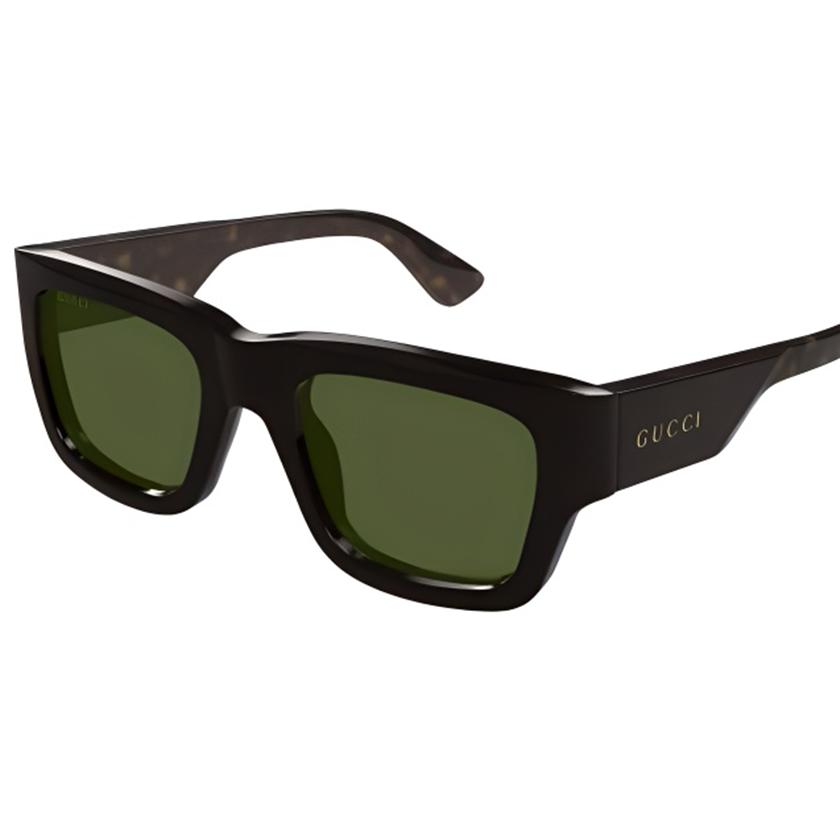Gucci Fashion Foldable Rectangular Sunglasses Men sunglasses Black GG1668S004