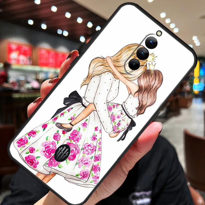 Красивый чехол Мама Дочь Сын для ZTE Nubia Red Magic 10S 10 8 9 8S 9S 11 Pro Plus 5G 6R 6 7 6S 7S Pro 10 Air