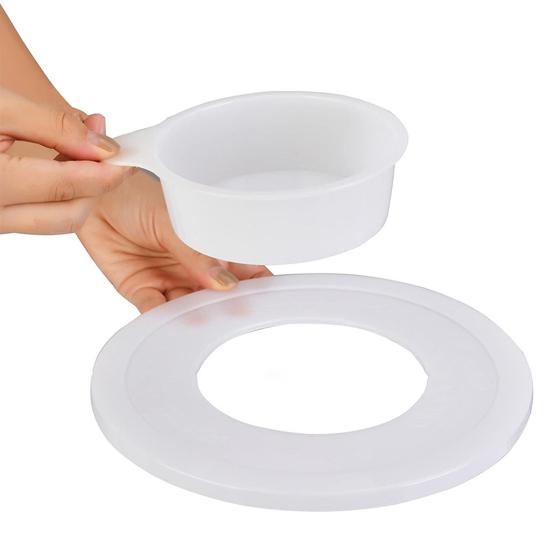 Mixer Bowl Covers for KitchenAid 4.5-5 Qt Stand Mixer Anti-Splash Baffle Transparent Lid with Extra Pouring Window Plastic Bowl Cover To Prevent