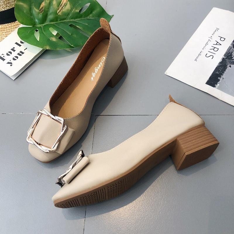 Кожаные балетки ручной работы весна-осень женские туфли на низком каблуке удобные мягкие кожаные женские туфли на плоской подошве D243