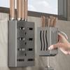 Multifunctional Draining Chopstick Holder Punch Free Chopstick Barrel  for Kitchen