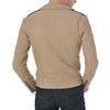 SKINOUTFIT Мужская куртка из натуральной овчины бежевого цвета, стильная мотоциклетная куртка-бомбер, байкерская верхняя одежда MJ 247