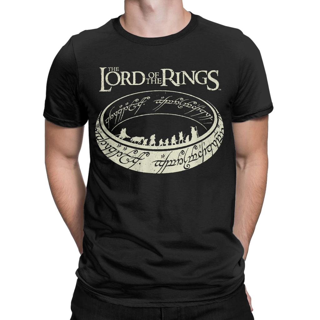 Винтажная футболка L-Lords Of The R-Rings The Journey для мужчин, 100% хлопок, футболка с коротким рукавом, больших размеров