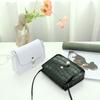 Women's Bag New Stone Pattern Hanging Pearl Simple Small Square Bag Casual Mobile Phone Bag Small Bag Gift Bag