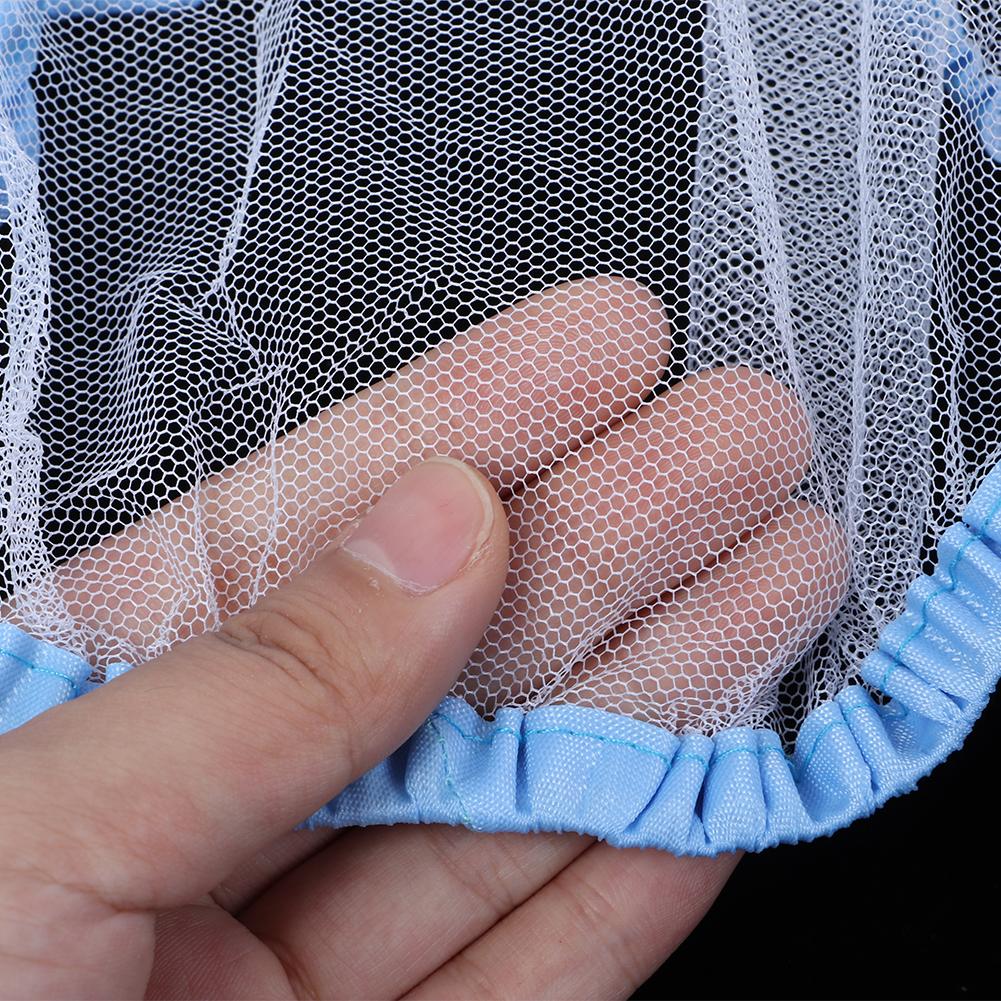 Портативная москитная сетка с полным покрытием от мух и насекомых для детской коляски Blue Edge