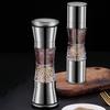 Adjustable Pepper Grinder Double-head Salt Mill Kitchen Gadgets Spice Grinder Salad