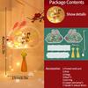 Chinese Paper Lantern Mid- Autumn Festival Lanterns Japanese Lantern Wedding Accessorie Autumn Decor DIY Material Pack