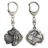 Otterhound - Silver-plated Key Ring with Dog, Handbag Decoration, Backpack Pendant by Brand