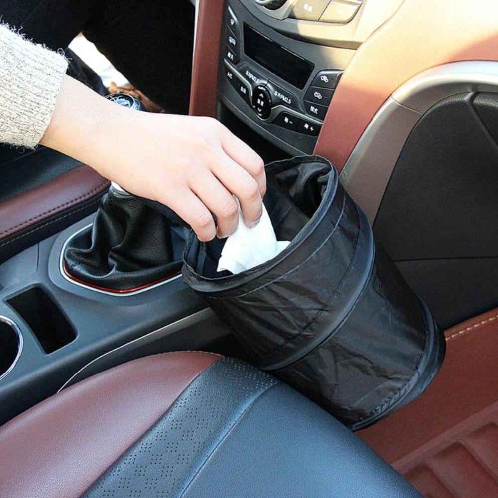 Auto Interior Folding Trash Can Oxford Fabric Car Rubbish Bin Universal Garbage Can Bin Home
