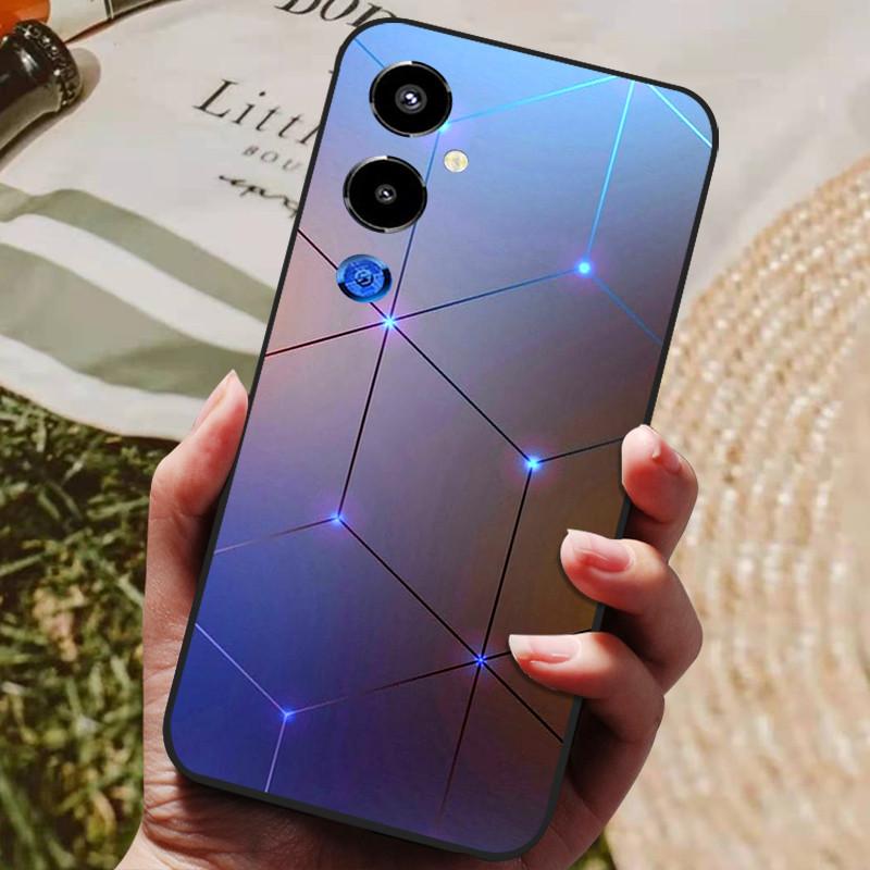 Чехол для Tecno Pova 4 Pro Крутой Расписной Силиконовый ТПУ Мягкий Чехол для Tecno Pova4 Pro Чехлы Pova 4Pro Черные Защитные Оболочки для Телефона