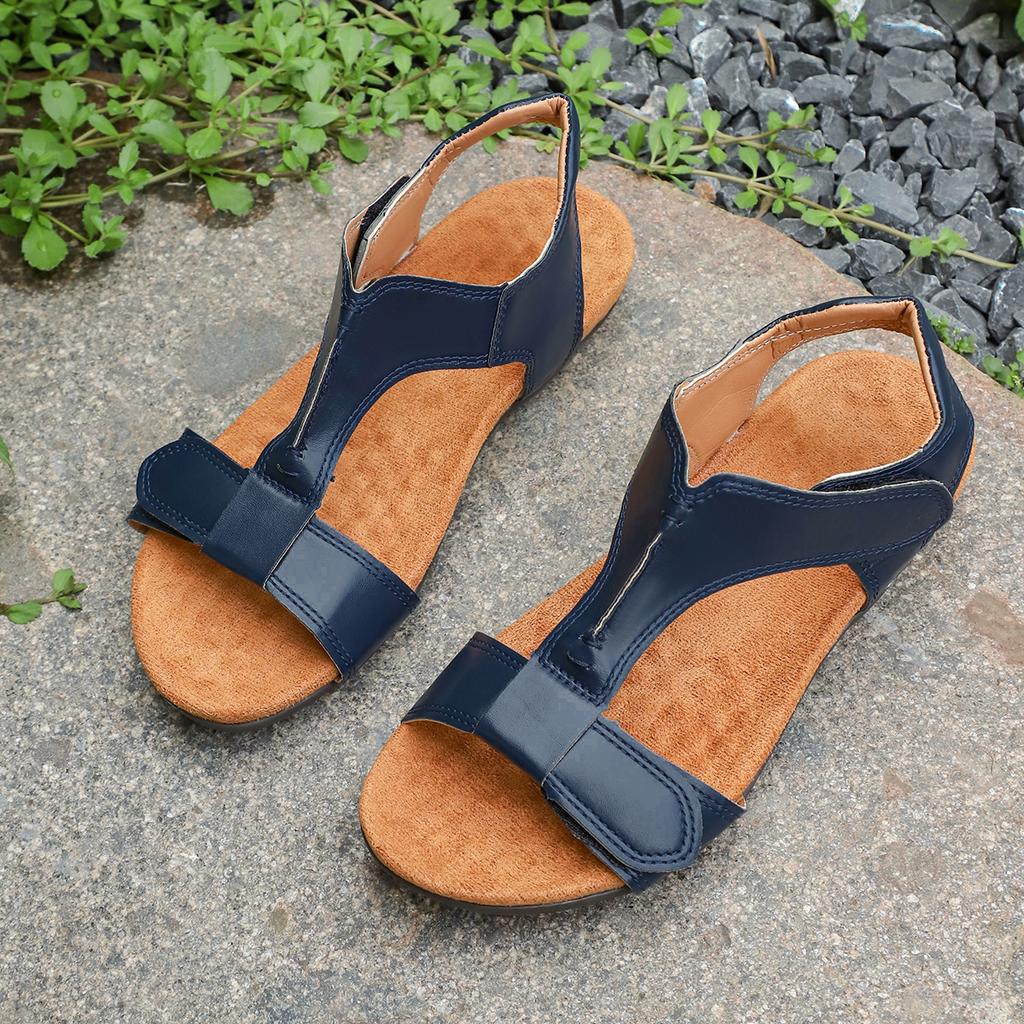 Fashion 2025 Summer New Women's Flat Sandals Trend Casual Comfortable Soles Beach Women's Shoes Simple Roman Sandals Sandalias De Mujer