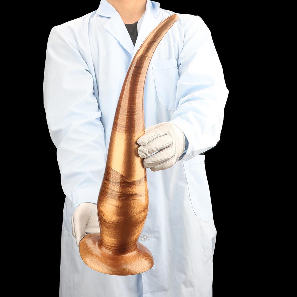 ПВХ Экстра Длинная Анальная Пробка Дилдо Секс-Игрушка Мастурбатор для Мужчин и Женщин Страпон Пенис Реалистичный Член