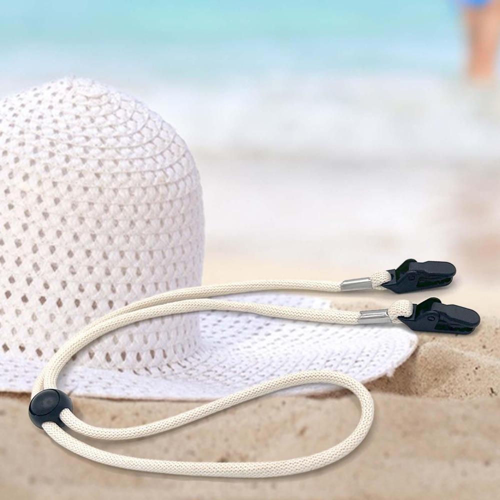 4 шт. Шнурок для шляпы от потери, с крючками-клипсами, ветрозащитный ремешок для шляпы, качественный шнурок от падения, шляпа от солнца
