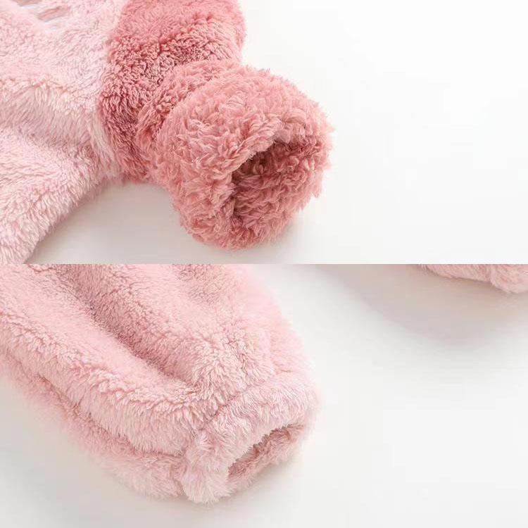 Детские комбинезоны для девочек, фланелевые, осенние и зимние, утепленные, детские пижамы, домашняя одежда