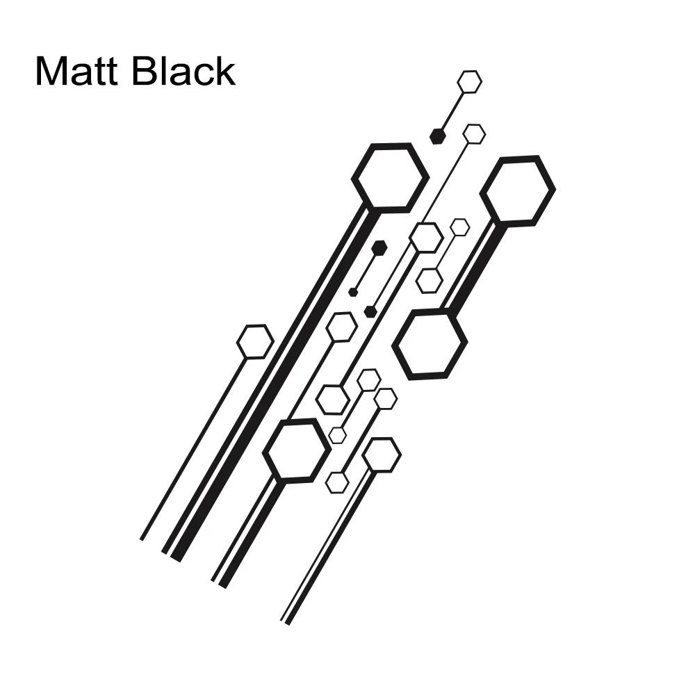Наклейка на капот автомобиля Шестигранные полосы Наклейка Пленка Декор Тюнинг Аксессуары Для VW Volkswagen Tesla Skoda Volvo Suzuki BMW Seat Subaru