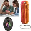 11Pcs Spike Texture Keychain Quiet Fidgeting Portable Stress Relief Tool