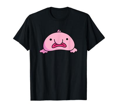 Футболка с изображением животного Blobby Bob Blobfish, символизирующая эмоциональную поддержку