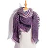 Women's Shawl New Scarf Autumn and Winter Large Plaid Triangle Scarf