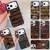 Читать книги Библиотека Книжная полка Чехол для телефона Для iPhone 17 Air 14 15 13 12 Max Чехол Для Apple 16e 11 Pro Max Plus Coque