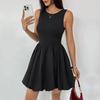 2025 New Sweet Bud Skirt Versatile Sleeveless Slim and Thin Solid Color Dress
