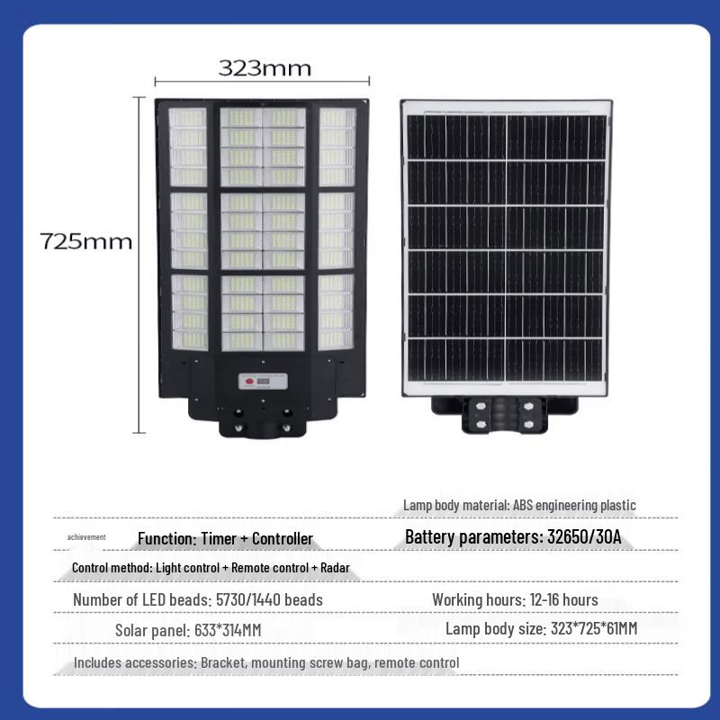 Li Shi 1200W Super Bright Solar Outdoor Light