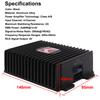 4 Channel Car Amplifier 80Wx4 Audio Modification Power Amplifier Digital Sound Processor Class A B for Android Car