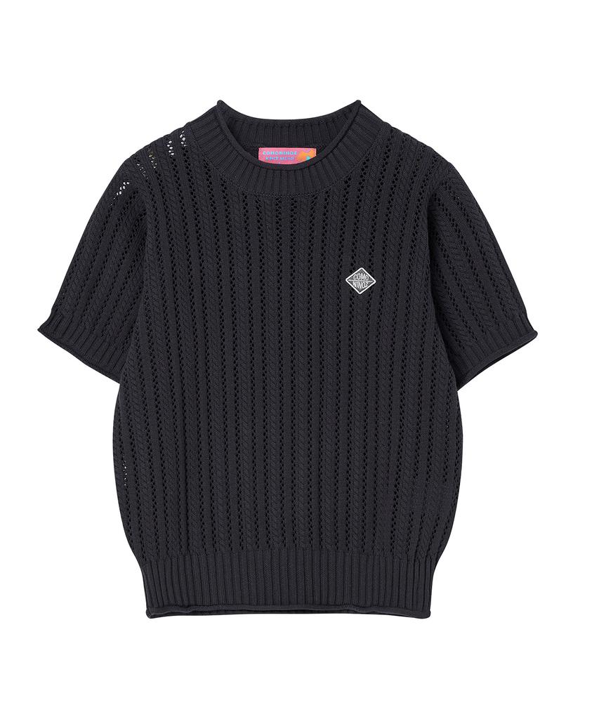 COMONINOZ W Crochet Half Knit [4 Color]
