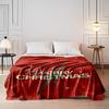 Retro Merry Christmas Blanket for all seasons blanket lunch break throw gift