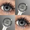 1pair Color Pupils for Eyes Brown Color Contact Lenes Green Eye Lenses Blue Eye Contacts High Quality Gray Soft Lenses
