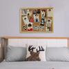 Wood Cork Display Panel Soft Memo Bulletin Board Home Decor Letter Message Boards