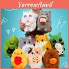 Плюшевая игрушка-кошка с мягким коротким ворсом для коллекционеров и детей