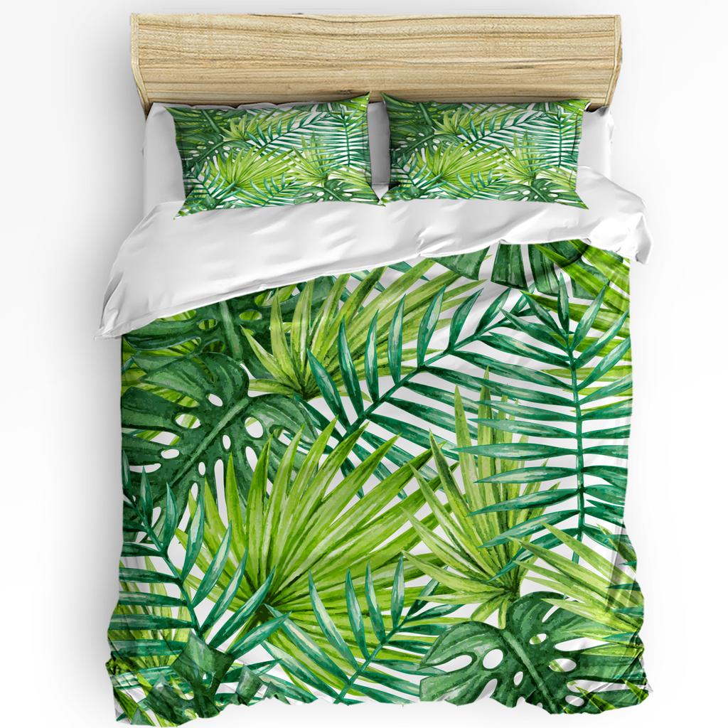 Nursery Bedding Set Comforter Duvet Cover Pillow Shams Funny Playful Jungle Animals Wildlife Mammal Bedding Cover Double Bed Set
