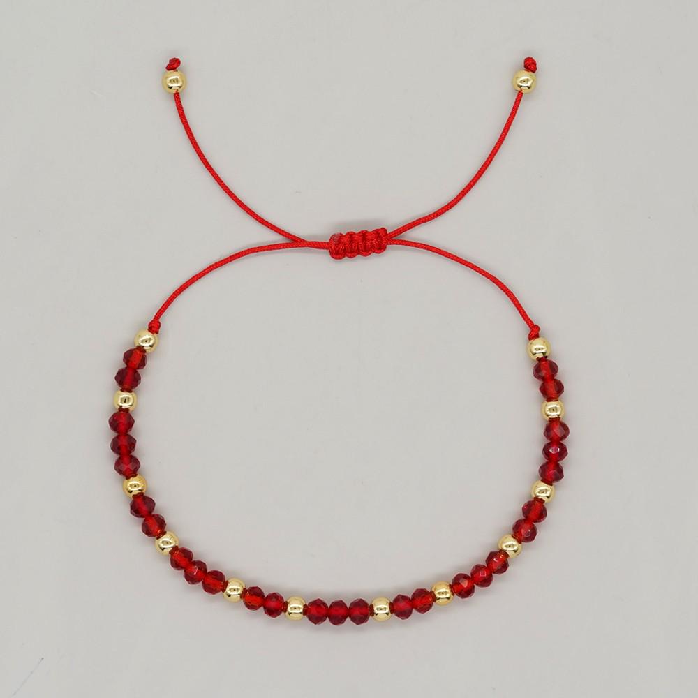 2025 Year of the Snake Lucky Red String Handmade Beaded Bracelet Set with Evil Eye for Couples